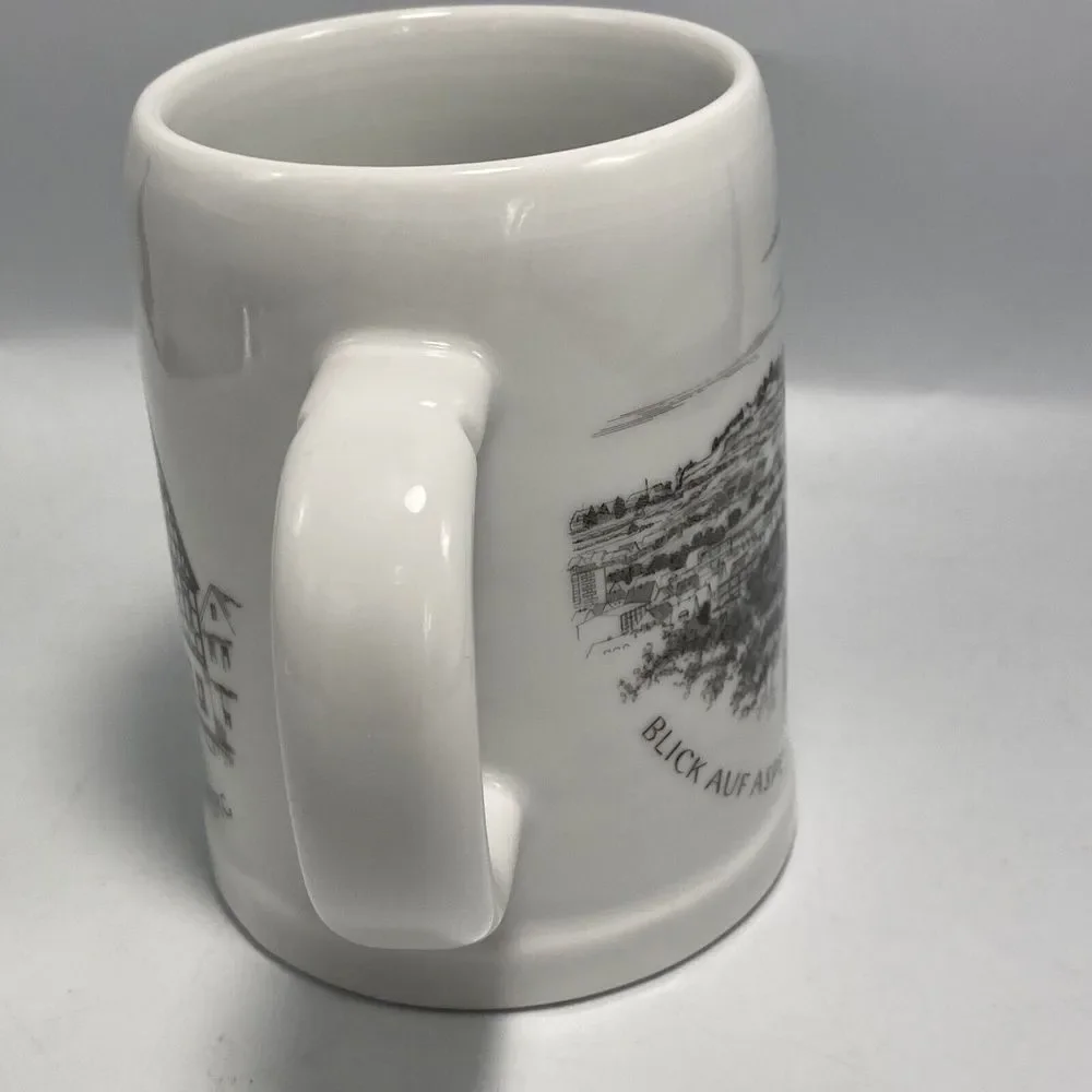 Germany GEGR 1849 Unlenhorst cup Blick Auf Asperg Mit Hohenasperg/Rathaus Asperg